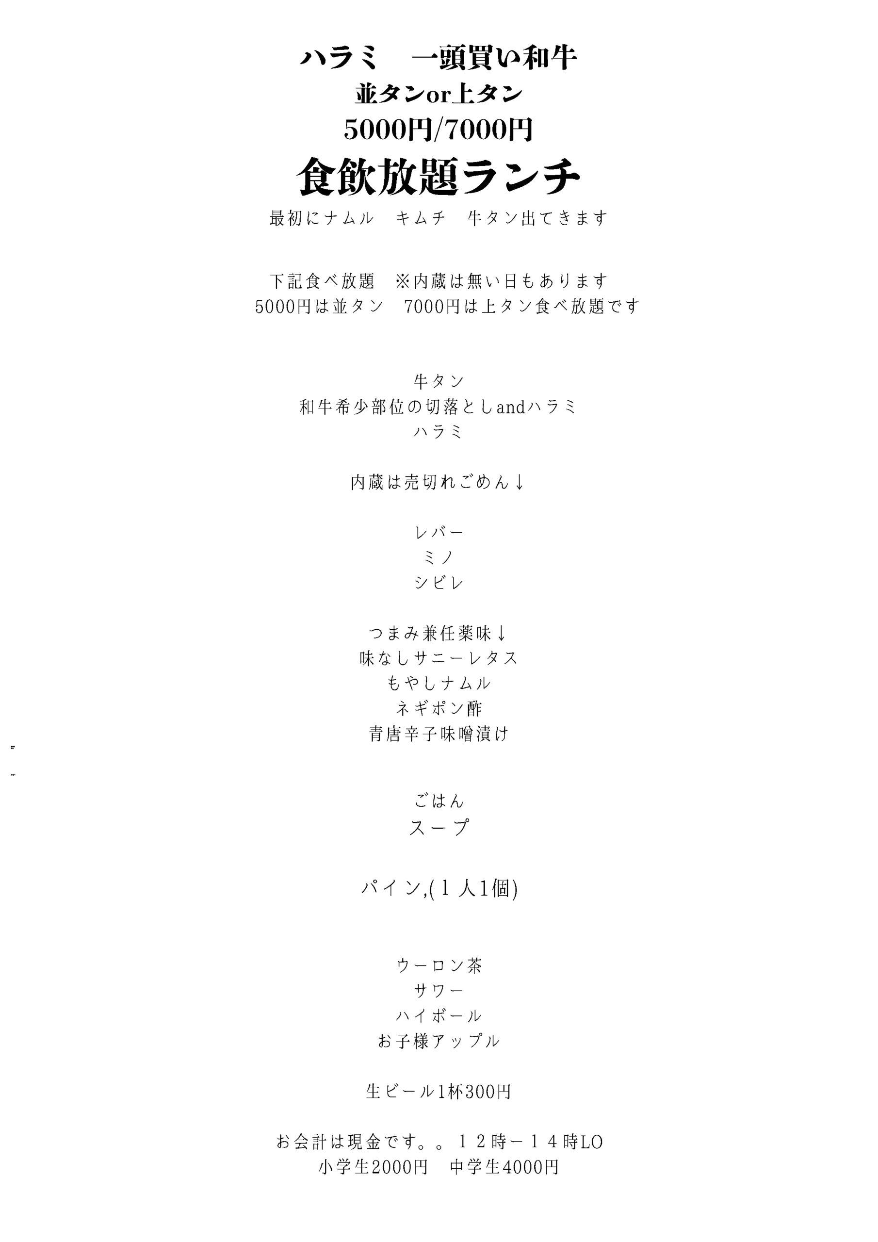 ランチメニュー01